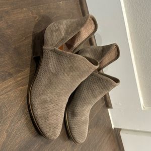 Suede lucky booties
